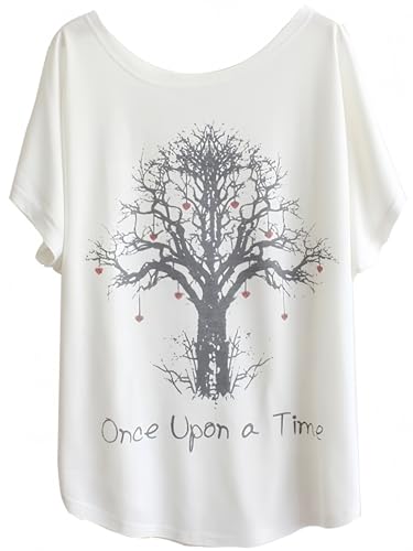 Luna et Margarita T Shirt Blanc Femme Arbre, t Shirt Blanc Tshirt Femme Marque l Taille 40 en Coton Arbre