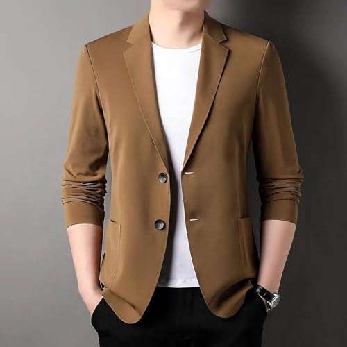 Men's Sport Coats & Blazers Casual Slim Fit Blazer Two Button Lightweight Suit Jacket3