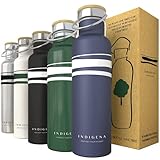 🍀 LIGERO y FÁCIL DE LLEVAR: para uso diario (trabajo, oficina, gimnasio, deportes, escuela y ocio). ¡Enganche al asa o al bolso y manténgase hidratado donde quiera que vaya!