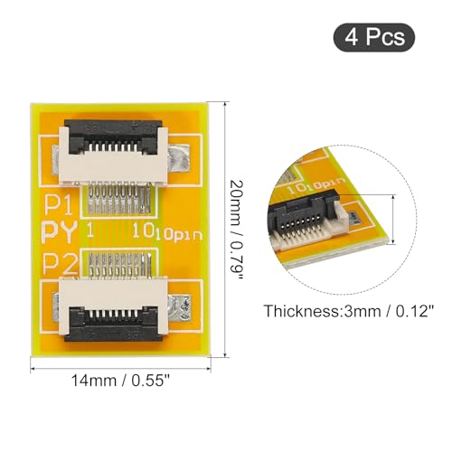 Placa Extensión FFC FPC 8 Pines MECCANIXITY Pack 4 miniatura 2