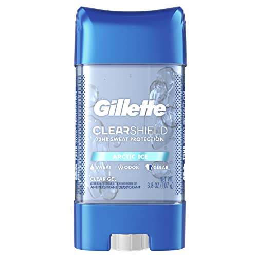 Gillette Antiperspirant And Deodorant For Men, Clear Gel, Artic Ice, 3.8Oz #TOP1