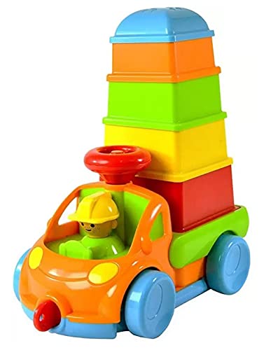 HALO NATION® Stacking Blocks Truck Toy - Stack of 4 Pc Stacking Block Loaded Over Dumper Truck, Early Age Learning Toys Educational Toy Multicolor Blocks for Toddler Baby Boys Girls (B09FKKWZVW) Amazon Price History, Amazon Price Tracker