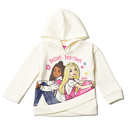 Barbie Girls Fleece Hoodie and Leggings Outfit Set Toddler to Big Kid Sizes (2T - 18-20)3