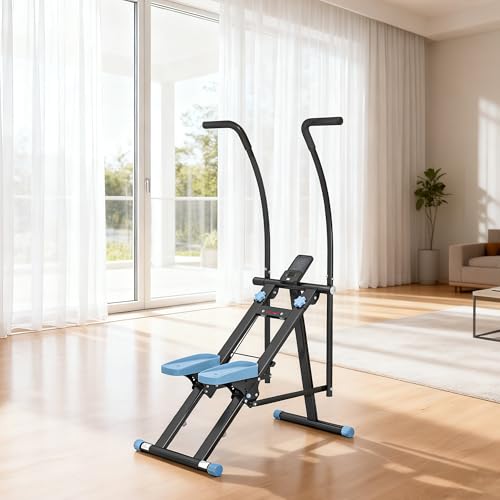 SPORTNOW Stair Stepper for Home Gym Exercise, Vertical Climber Machine with Adjustable Pedals & LCD Monitor, Compact Cardio Stair Master for Arms and Legs Full-Body Workout - Image 9