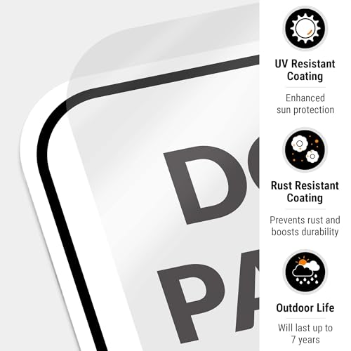 Image of Package Delivery Sign, Delivery Instructions Do Not Leave Package Here Sign, 12x18 Inches, Rust Free .063 Aluminum, Fade Resistant, Made in USA
