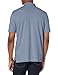 Nautica Men's Short Sleeve Solid Cotton Pique Polo Shirt, Deep Anchor Heather, Large