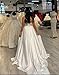 Simlehouse White Satin Detachable Overskirt for Wedding Dress Elegant Bridal Removable Train Skirt