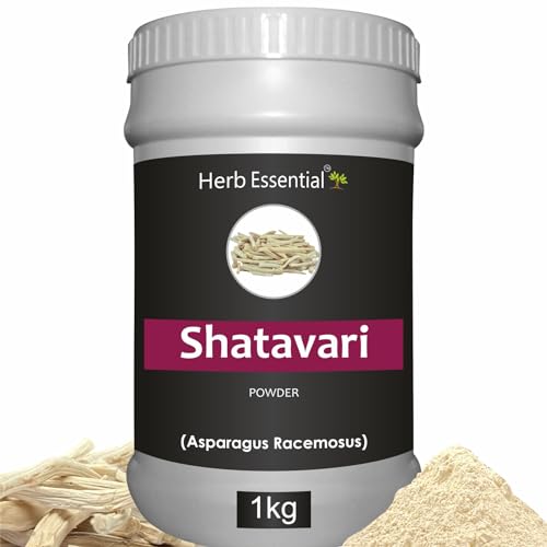 Herb Essential Pure Shatavari Powder | Promotes Women’s Health and Wellness | 100% Natural Herbal Supplement for Men and Womenl |1 Kg Herb Essential Pure Shatavari Powder | Promotes Women’s Health and Wellness | 100% Natural Herbal Supplement for Men and Womenl |1 Kg