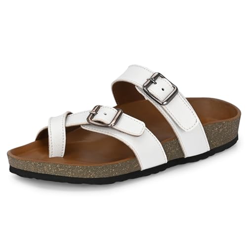 Centrino Women’s Berkin-Style Slip-On Sandals | Open Toe Design |...