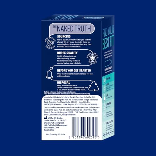 Image of Durex Invisible 003 - Pack of 10 Condoms