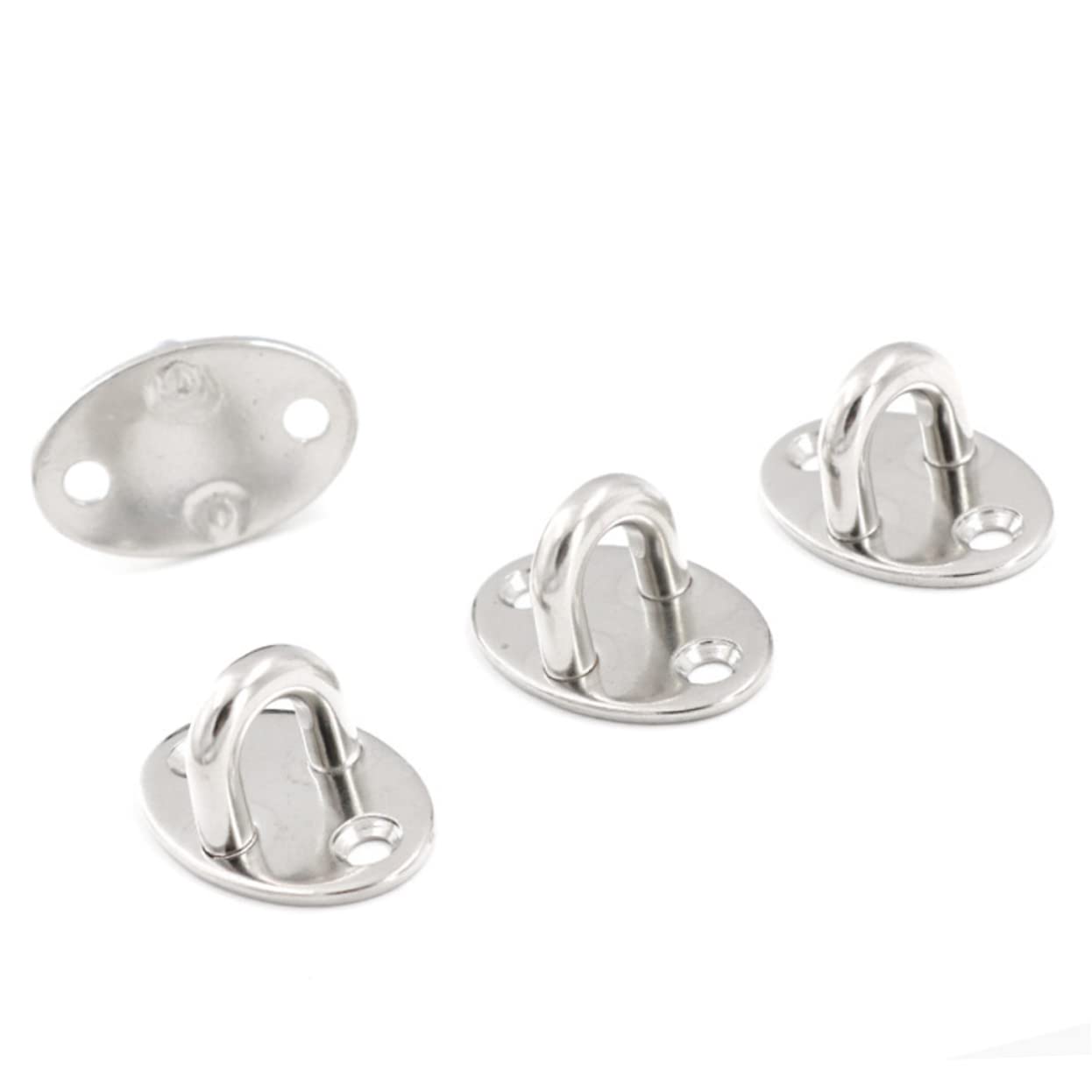 FUNOMOCYA Sturdy Stainless Steel Load-Bearing Hooks 10pcs u Type Fixed Ceiling Hooks Storage Ring Heavy Duty for Home Kitchen Bathroom