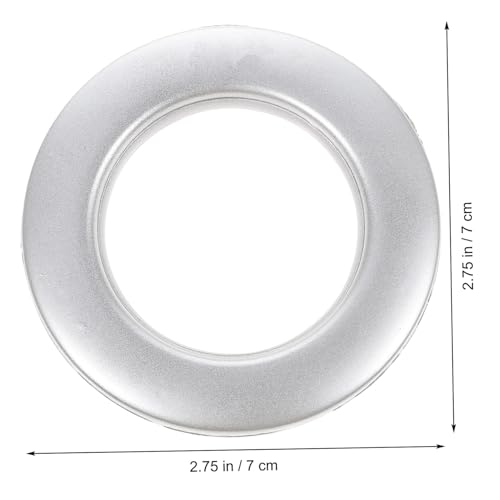 Anillos de ojal silenciosos para cortinas pack de 75 ojales plásticos de decoración 3