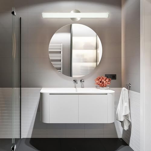 Image of OOWOLF LED Bathroom Vanity Light, 16W 24inch Bathroom Lights Fixture,1600LM Led Vanity Lights Bar, 4000K Natural White Bath Wall Lighting Fixture Sconce Indoor, Vanity Light Fixtures Over Mirror