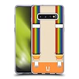 Head Case Designs Regenbogen Hosenträger Serie 2 Soft Gel Handyhülle Hülle kompatibel mit Samsung Galaxy S10