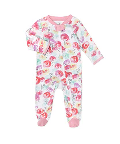 Image of HonestBaby Baby 2-Pack Organic Cotton Footed Pajama Sleep & Play