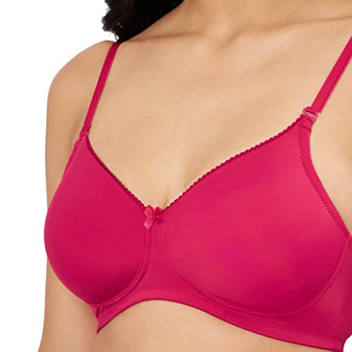 Image of Amante Solid Padded Non-Wired Full Coverage T-Shirt Bra