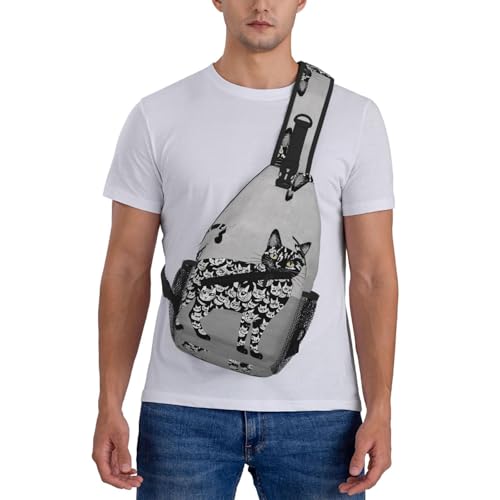 Bolso Sling para mujer y hombre mochila deportiva de viaje miniatura 2