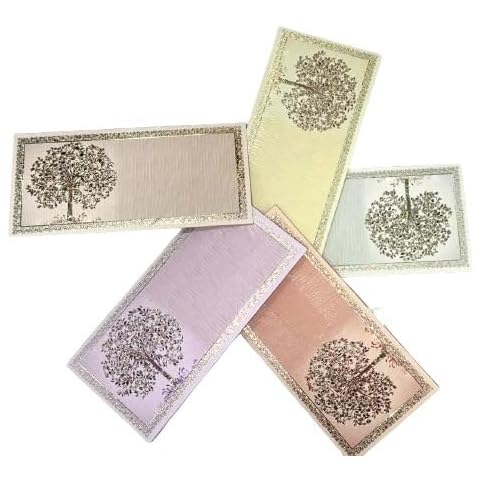 Pack of 10 Multicolour Shagun Cash Envelopes Cover