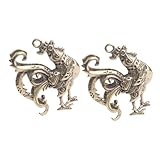 Décoration rétro en laiton : le délicat pendentif rétro est un joli pour votre ami, votre famille, ils l'aimeront beaucoup, porte-clés coq chinois