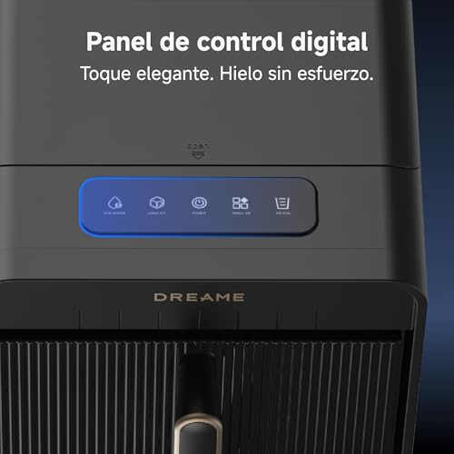 Miniatura 6 de Draeme Aurabullet Ice Máquina De Hielo En Cubitos Con Producción Rápida De Hielo En 6 Minutos, Depósito Y Canasta Separados, Dos Tamaños De Cubitos, Control Digital, Luz Led Y Función De Autolimpieza