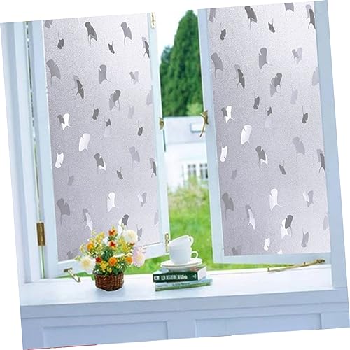 Vinilo electrostático para ventana IMIKEYA hojas de ginkgo miniatura 7