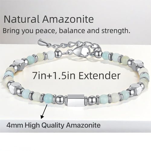 Graduation Gifts for Her 2025 Senior Tiny Gemstone Inspirational Bracelet 5th 8th Grade High School College with Gift Box3