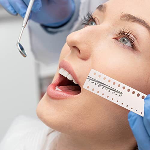 DOITOOL Dental Raiz Dental Endodontia Régua Métrica Governante Governante Escala de Medida De Calibr
