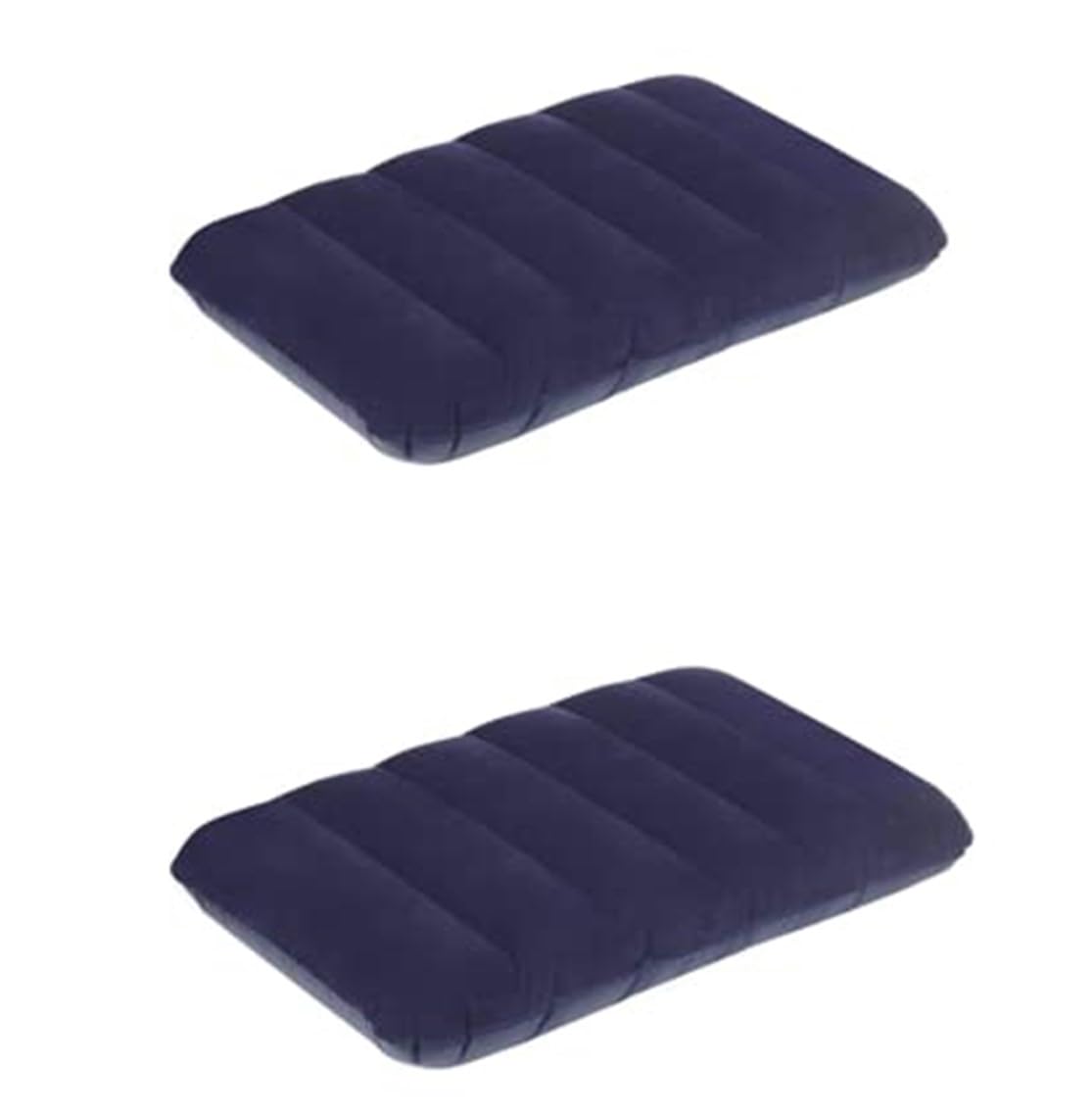 GenericSRZ Samrukzone Air Pillow Inflatable, Foldable, Soft Velvet Travel Pillow with Anti-air Lock Valve - 43 cm x 28 cm (Pack of 1)