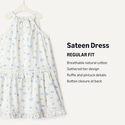 Image of Amazon Essentials x Sofia Grainge Mommy & Me Cotton Sateen Dresses