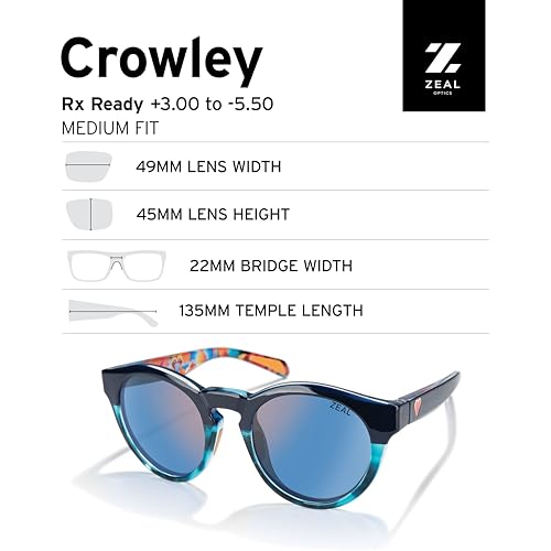 Zeal Optics Crowley | Plant-Based Polarized Sunglasses for Men & Women4