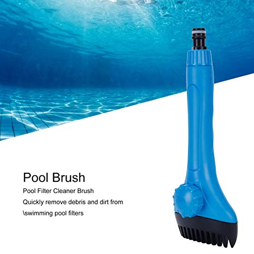 Escova de piscina, escova de filtro de piscina 10 bicos Pente de filtro de piscina Escova de cartuch