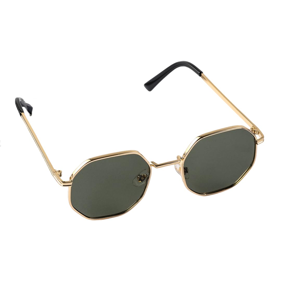 Verres UV400 sur ces lunettes de soleil tendance rétro métal protégeant efficacement vos yeux - 6