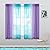 KOUFALL Generation 2 Horizontal Two Tone Ombre Curtains