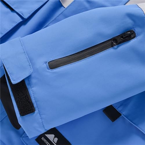 Boys Girls High Visibility 2-Piece Snowsuit Jacket and Snow Bib 2 Piece Outwear Ski Suit Girls Snowsuit3