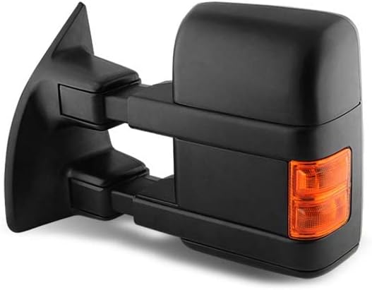 AKKON - For 08-16 Ford SuperDuty Extendable Towing Power Telescoping Wide Angle Side Mirrors Driver Left