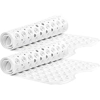Oxford Homeware Rutschfeste Badematte - Anti-Schimmel, Mit Saugnäpfen, 53x53 Cm