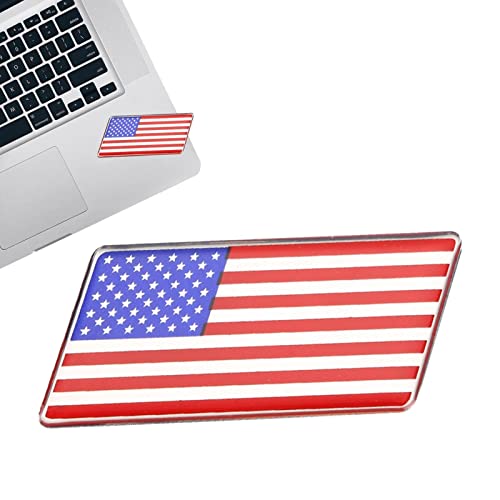 bandeira para veículos - Adesivo emblema da bandeira americana britânica metal 3D | Adesivo emblema