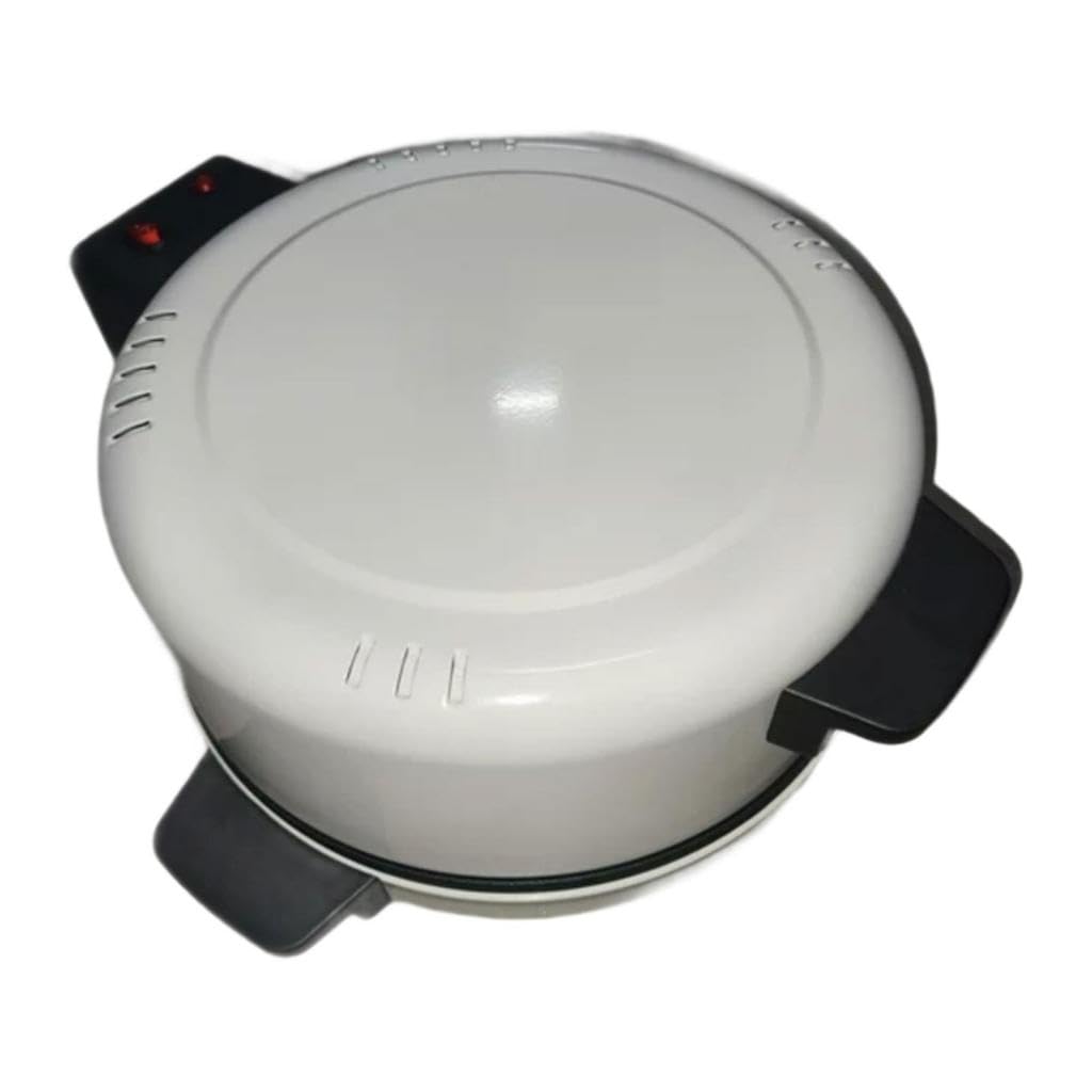 Sharplace Forno Elettrico per Pizza Macchina per Fare Doppio Lato Riscaldamento Controsoffitto Forno per Pizza Macchina per Pizza, Bianco