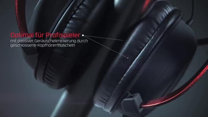 Bild 6 - HyperX Cloud II – Gaming Kopfhörer (für PC/PS4/Mac) rot