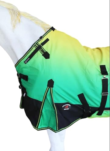Image of Challenger Horse 1200D Turnout Waterproof Fleece Lined Medium Winter Blanket 3B103LG
