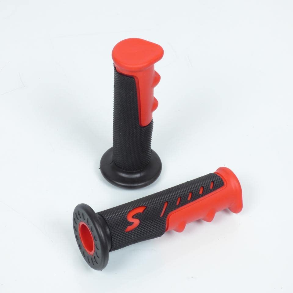Poignées moto Ø22/24mm caoutchouc pour remplacer grip usé