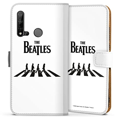DeinDesign Etui Compatible avec Huawei P20 Lite 2019 Etui Folio Etui magnetique The Beatles Abbey Road Musique - Les Beatles, Paul McCartney, John Lennon, RIngo Starr, George Harrison DeinDesign Etui Compatible avec Huawei P20 Lite 2019 Etui Folio Etui magnetique The Beatles Abbey Road Musique