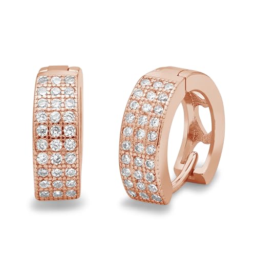 ZAVYA 925 Sterling Silver Rose Gold Plated Earrings | | Gift for ...
