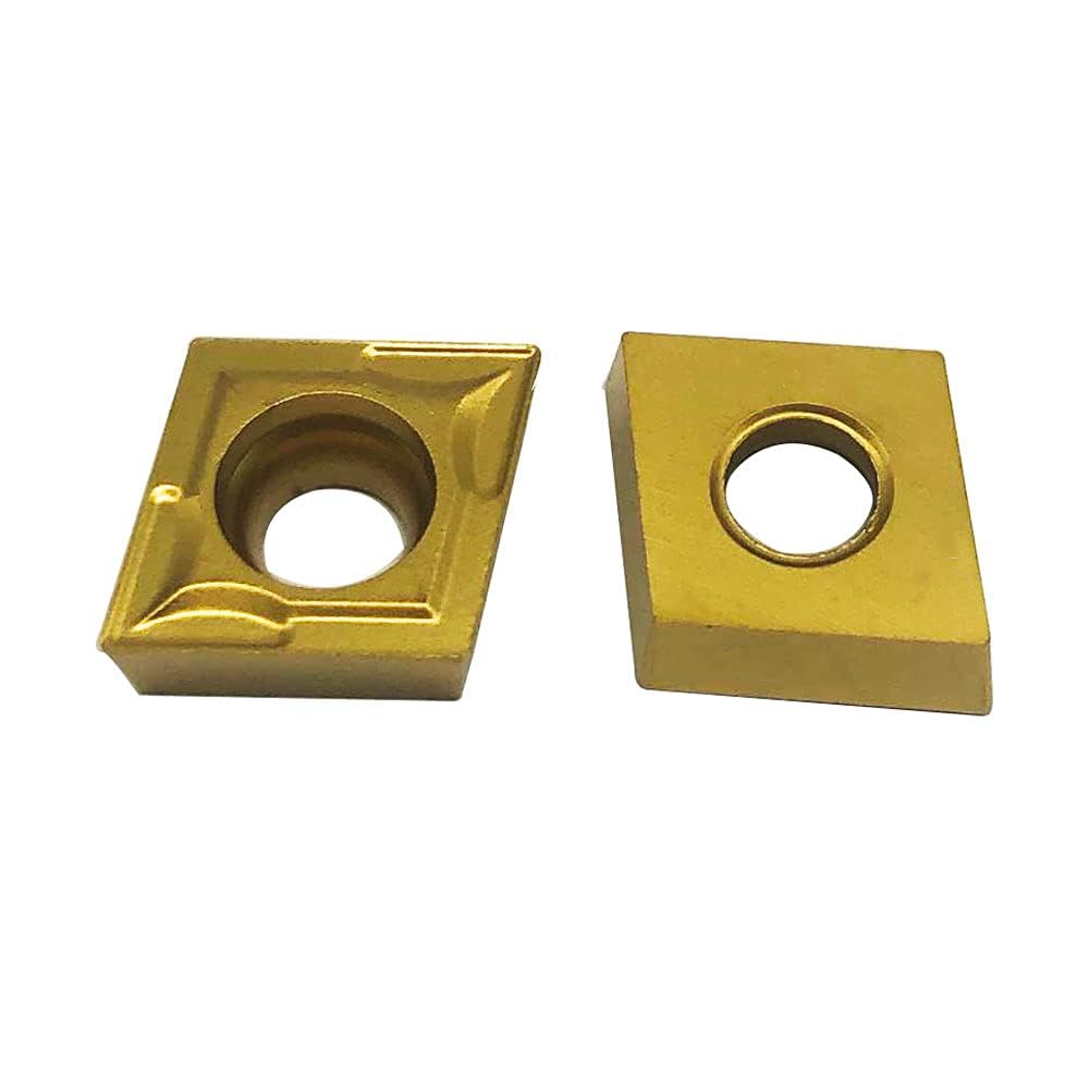 Lot de 20 inserts rotatifs CCMT09T304/CCMT32.51 en carbure de tungstène CCMT - Multicouches - Pour porte-outils rotatifs et barres de forage - CCMT09T304