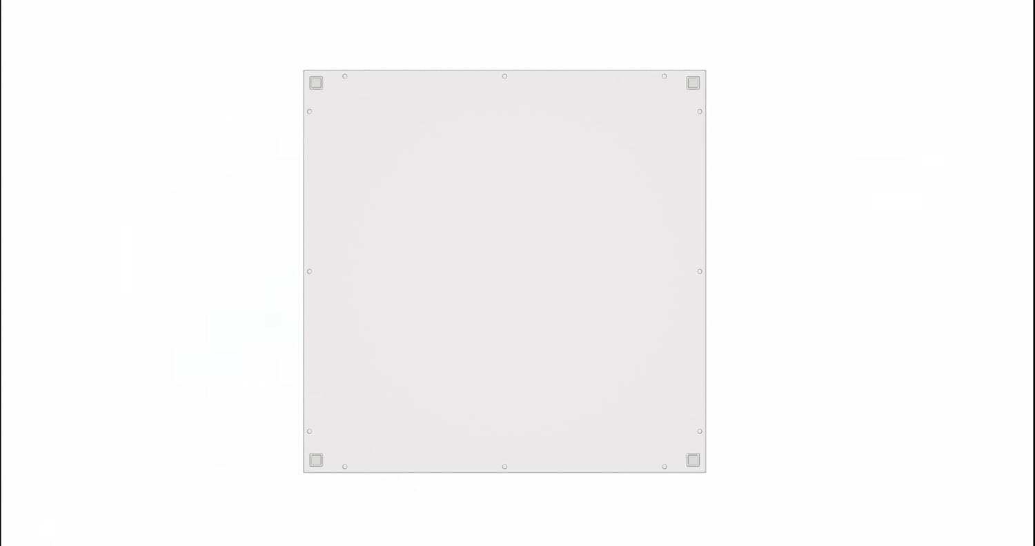 Rittal 1060.000, Wall-mounted AX Enclosure, Carbon Steel, 23.6" Height x 23.6" Width x 8.27" Depth