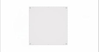 Rittal 1060.000, Wall-mounted AX Enclosure, Carbon Steel, 23.6 Height x 23.6 Width x 8.27 Depth