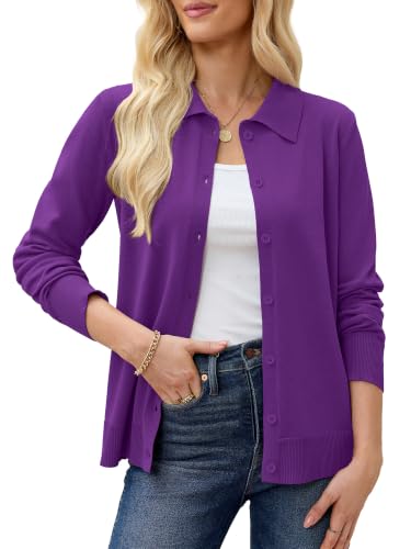 Image of Heymoments Womens Lightweight Cardigan Sweaters Fall Outfits