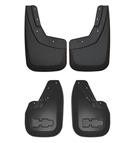 Husky Liners 57771/56711 Pair of Black Front & Rear Form Fit Mud Guards for 06-09 Hummer H3