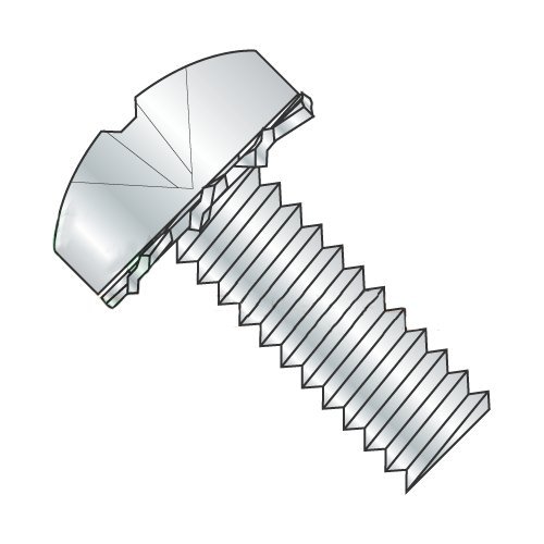 M3-0.5 x 4 mm SEMS Screws/External Tooth Washer/Phillips/Pan Head/Steel/Zinc / ISO7045 (Carton: 5,000 pcs)