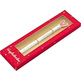 GRUSS & CO Kugelschreiber mit Motiv Schatz | Stift mit blauer Mine, Geschenkbox, Länger 15,5 cm | Liebe, Valentinstag, Geschenkidee | 74453